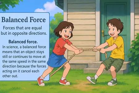 Balanced Force Meaning
