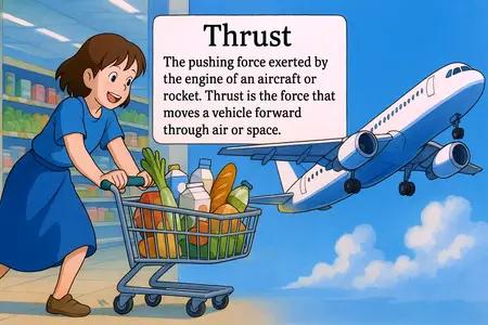 Thrust Meaning