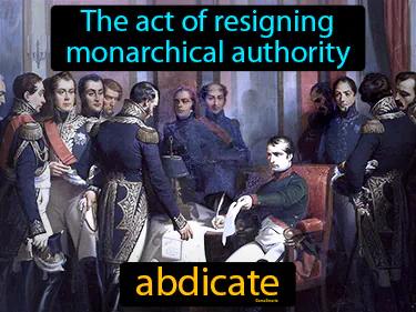Abdicate Meaning