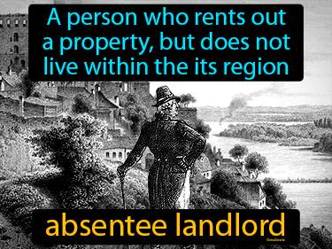 Absentee Landlord Meaning