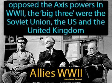 Allies WWII Meaning