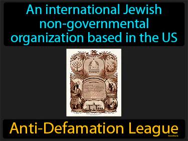 Anti-Defamation League Meaning
