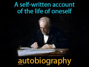 Autobiography Meaning