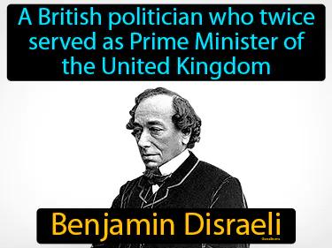 Benjamin Disraeli Meaning