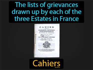 Cahiers Meaning