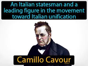 Camillo Cavour Meaning