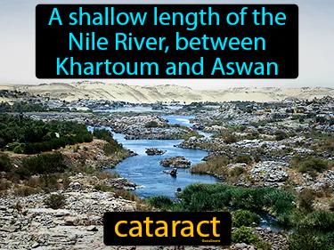 Cataract Meaning