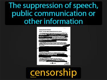 Censorship Meaning
