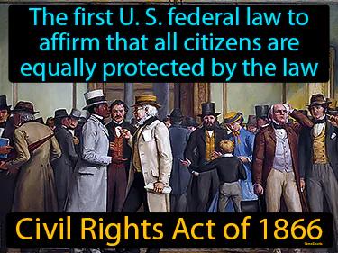 Civil Rights Act Of 1866 Meaning