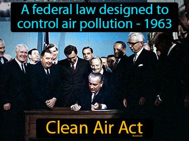 Clean Air Act Meaning