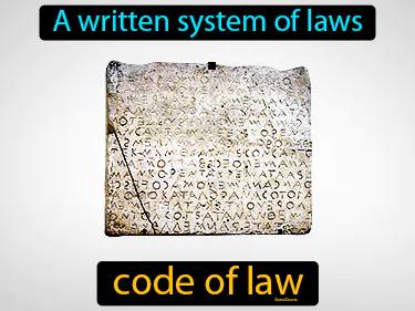 Code Of Law Meaning