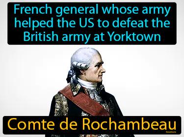 Comte De Rochambeau Meaning