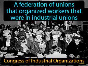 Congress Of Industrial Organizations Meaning