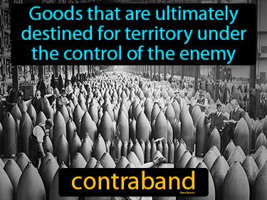 Contraband Meaning
