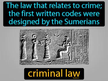 Criminal Law Meaning