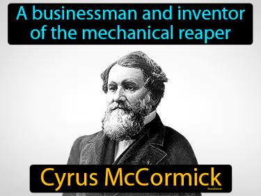 Cyrus McCormick Meaning