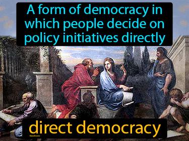 Direct Democracy Meaning