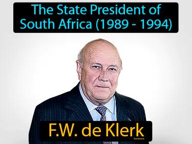 F W De Klerk Meaning
