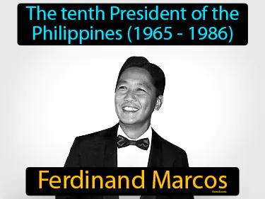 Ferdinand Marcos Meaning