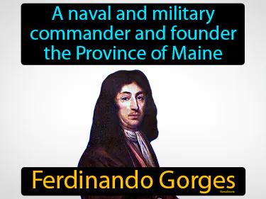 Ferdinando Gorges Meaning