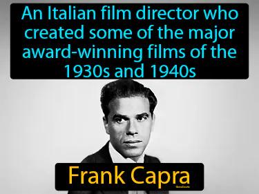 Frank Capra Meaning