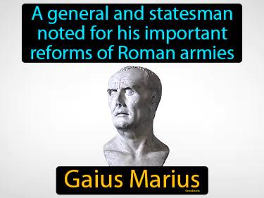 Gaius Marius Meaning