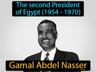 Gamal Abdel Nasser Meaning