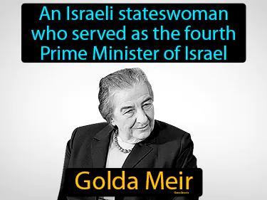 Golda Meir Meaning