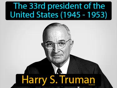 Harry S Truman Meaning