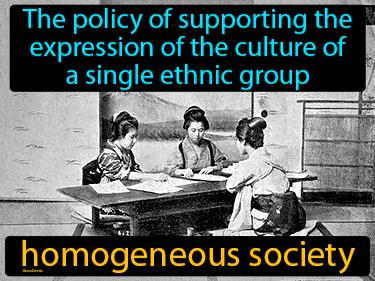 Homogeneous Society Meaning