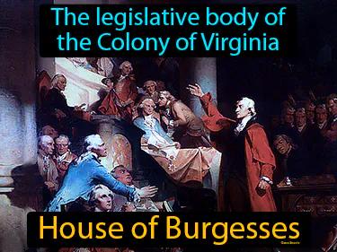 House Of Burgesses Meaning