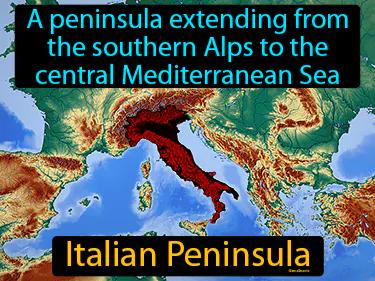 Italian Peninsula Meaning