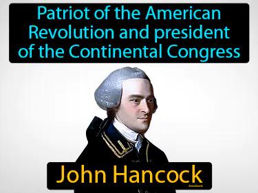 John Hancock Meaning