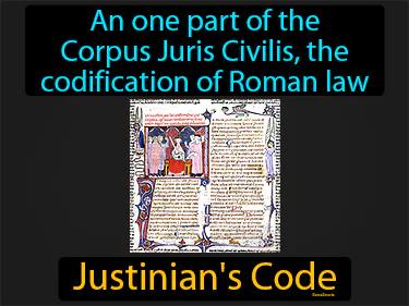 Justinians Code Meaning