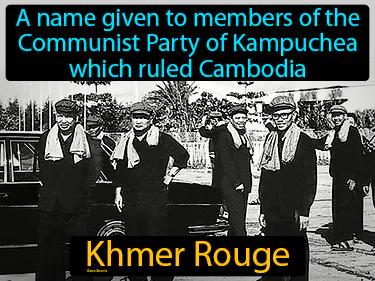 Khmer Rouge Meaning