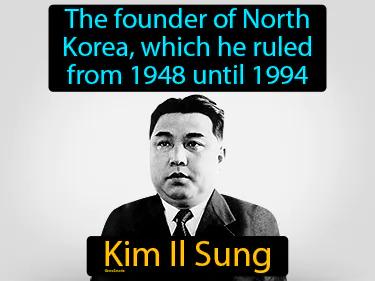 Kim Il Sung Meaning