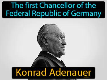Konrad Adenauer Meaning