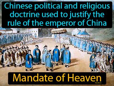 Mandate Of Heaven Meaning