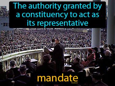 Mandate Meaning