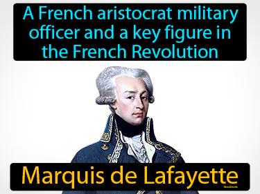 Marquis De Lafayette Meaning