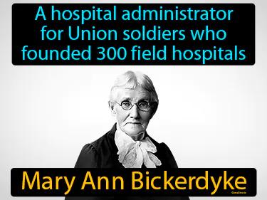 Mary Ann Bickerdyke Meaning