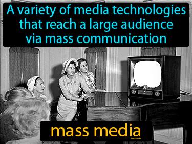 Mass Media Meaning