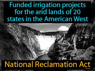 National Reclamation Act Meaning