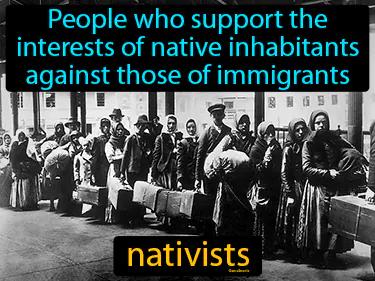 Nativists Meaning