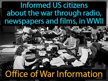 Office Of War Information Meaning