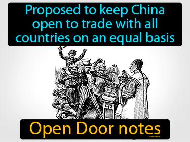 Open Door Notes Meaning