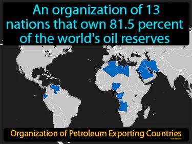 Organization Of Petroleum Exporting Countries Meaning