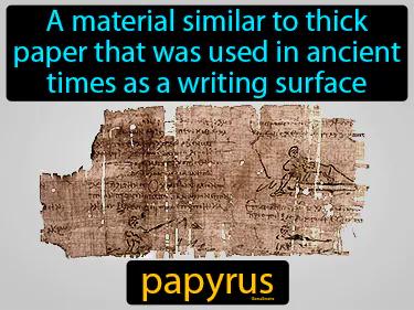 Papyrus Meaning