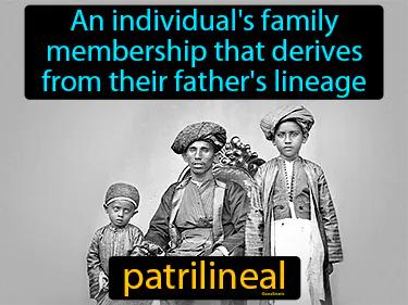 Patrilineal Meaning