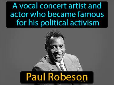 Paul Robeson Meaning